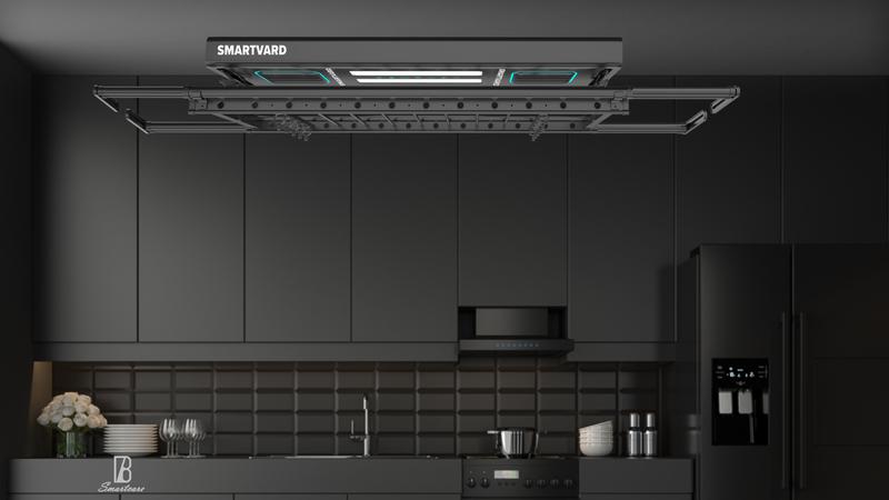 Product Introduction of Smartvard X6 PRO Automated Drying Rack Accessory Laundry with Dual LED Lights and Safety Auto Stop on Obstacle Detection 0