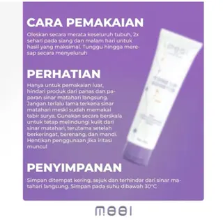 Mooi Pure Glow Tone Up Booster - Lotion Pencerah kulit 100gr (100% Original) Tone Up Krim  Korean Mencerahkan Tubuh 1
