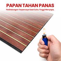 Gambar Wood Pvc Wall Panel 2.95m*30cm Dekorasi Dinding Anti Rayap Dan Anti Air Wood Panel Wpc - IndoWall - HQB-1 dari INDO WALL Kab. Tangerang 4 Tokopedia