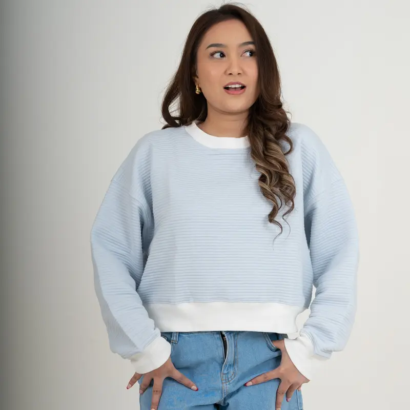 Veminimous Basic Sweater Crop Vilo - Sweatshirt Crewneck 1