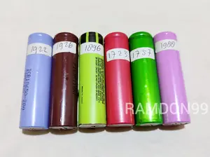 Baterai 18650 Laptop 1701-2000mAh Kapasitas Asli