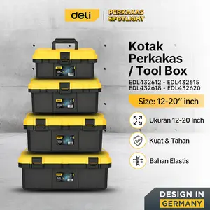 Deli Kotak Perkakas / Tool Box 12.5 Inch EDL432612