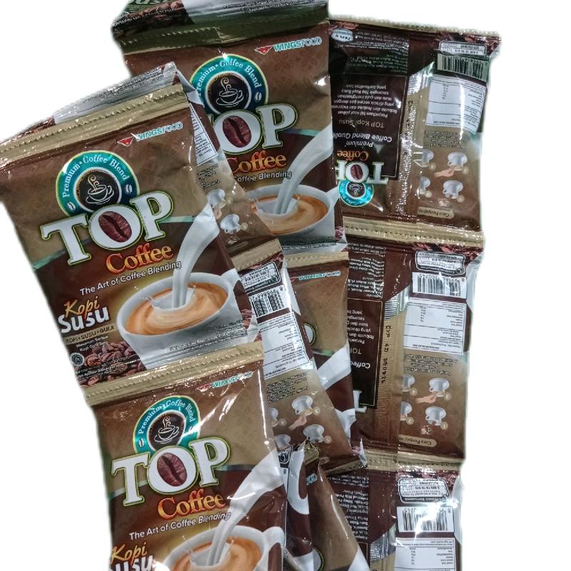 TOP COFFE SUSU - isi 12 sachet / berat 31g - Shop | Tokopedia