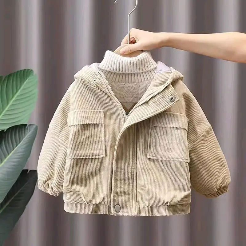Lucy&Yak - Jaket Anak Laki-laki & Perempuan Bahan Corduroy / Jaket Anak / Jaket Anak Tebal Fashion