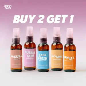 Buy 2 Get 1 Jennskin Naturals Deodorant Spray tawas untuk ketiak tersedia dengan 5 wangi variant