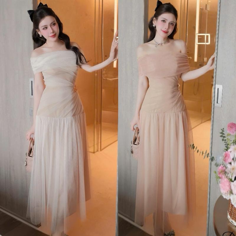 Váy maxi dáng dài BIGSIZE (50-120kg) thanh lịch, che bụng , che bắp tay tốt đi làm, đi chơi, đi tiệc đều hợp- Ú XINH STORE Đen Nữ Dress - D220- (Charm Đôi Bướm)