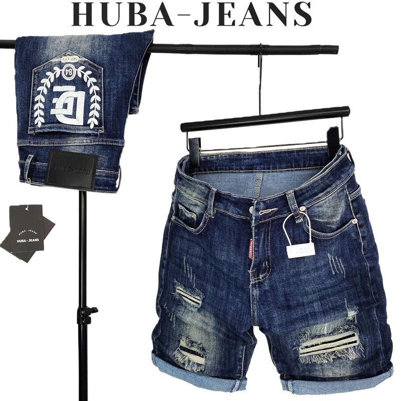 Quần jean nam Sort Wash HUBA-JEANS Denim - Form Slimfit tôn dáng