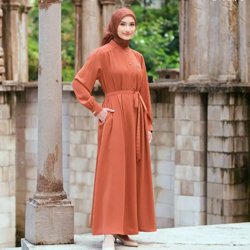 elena basic dress & Tunik by Aden hijab by Anggraeni Muslim 6