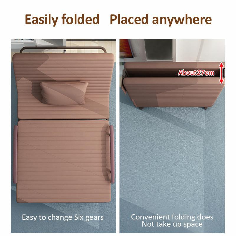 TETE-2 Tempat Tidur Lipat Kursi Santai Lipat Ranjang Medis Tempat Tidur Pasien Ringan Portabel Nyaman Di Kamar Tidur Lansia Mudah Tempat Tidur Lipat Ranjang Lipat Kursi Santai Lipat Tempat Tidur Lansia Hadiah Untuk Senior