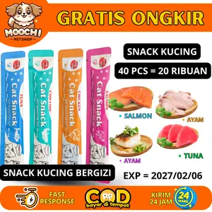 MIX Paket Snack Creamy Kucing Isi 50 pcs Cat Food Paket Cemilan Vitamin Kucing Basah Murah Snack Basah Kucing 50 pcs Makan Kucing Vitamin Kucing Paket Hemat Isi Banyak Snack Kucing 15 gr Treats Kucing Murah Enak