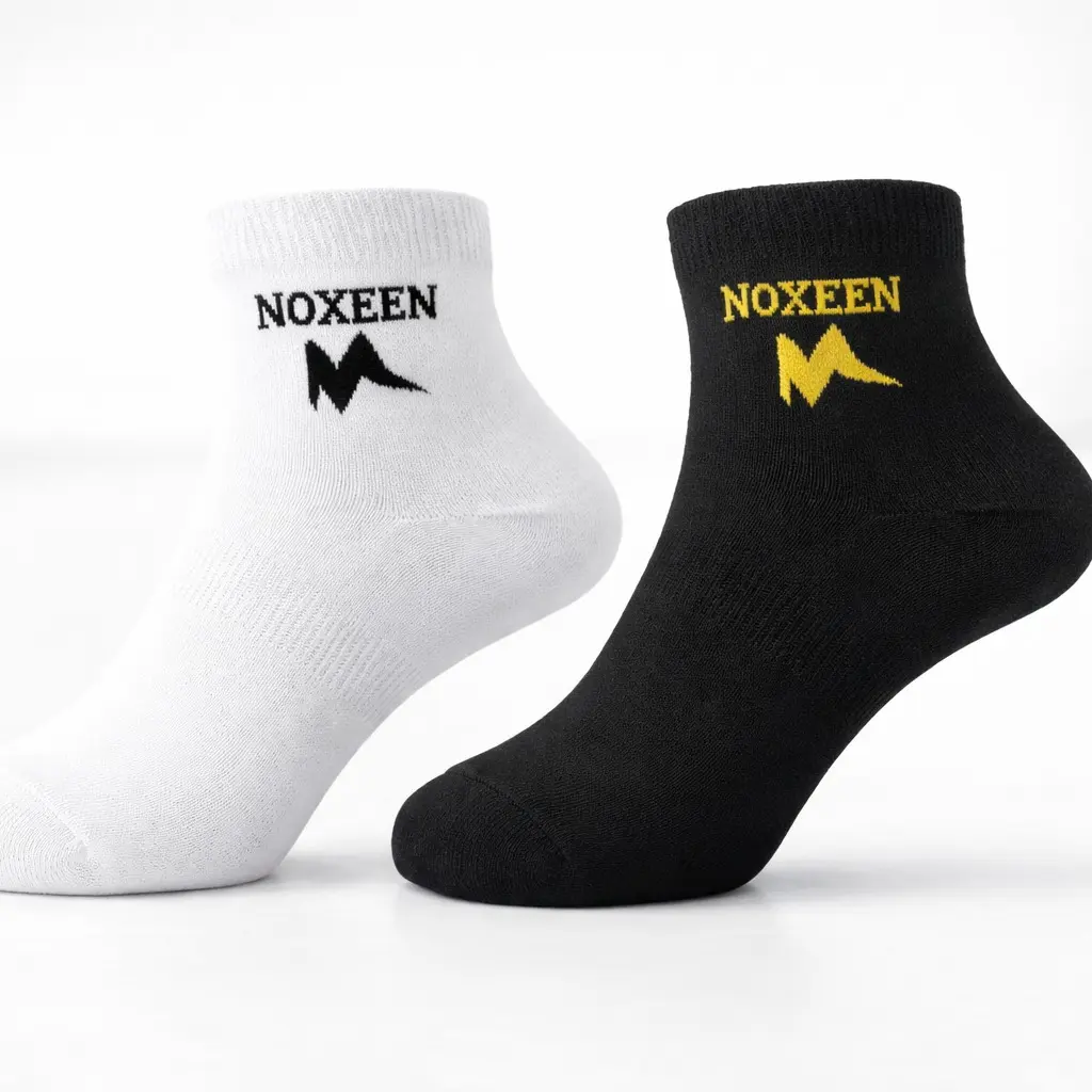 NOXEEN Kaus Kaki SPORT Pendek Unisex Nyaman Tahan Lama untuk Aktivitas Sehari-hari Pria dan Wanita Ideal Bekerja Berjalan-jalan Kaos