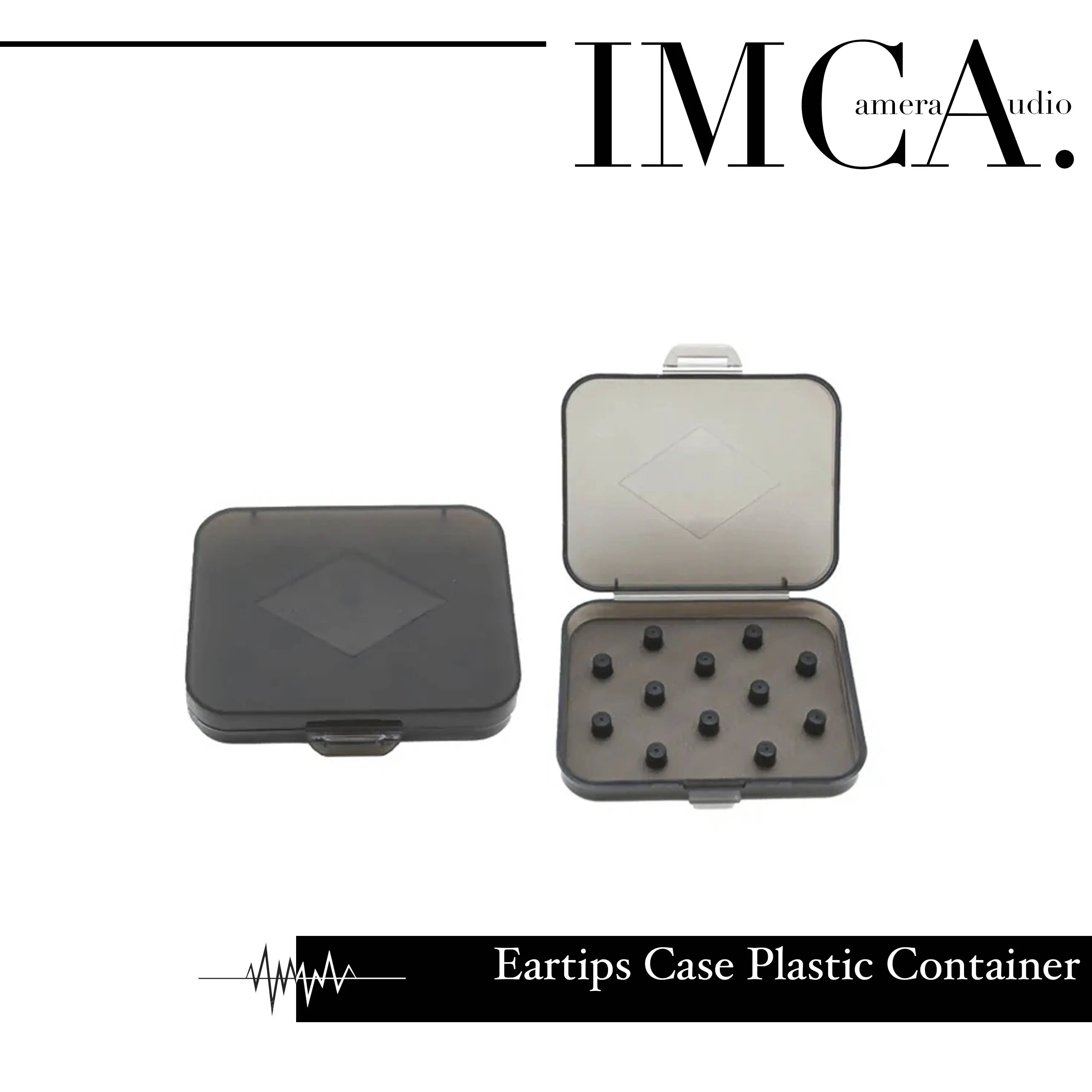 Case Eartips Earphone Accessories Eartips Case Plastic Container