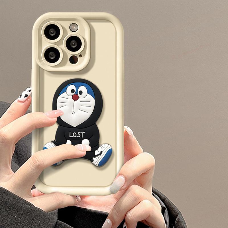 Product Introduction of Cartoon Doraemen  Phone Case for IPhone 11 15 14 13 12 Pro Max 6 6S 7 8 Plus XR XS MAX X Se2020 Case Soft Liquid Silicone Shockproof Protector Cute 3D Cover 26