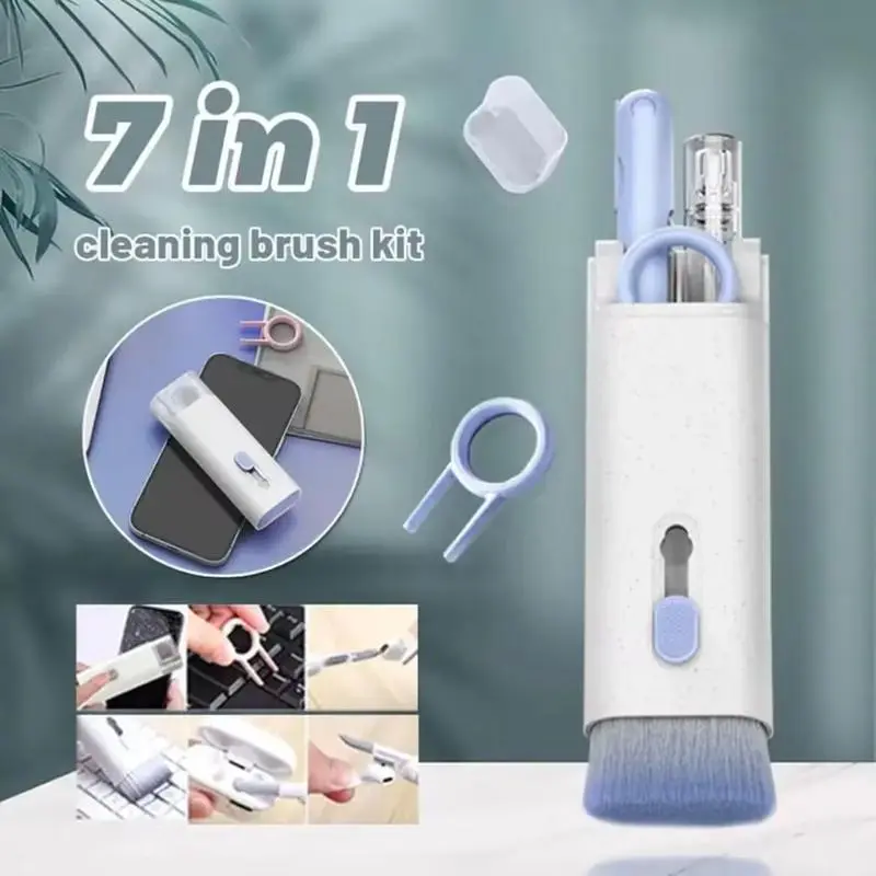 Bàn Chải Làm Sạch, Đa Năng, Bàn Chải Mềm, Để Làm Sạch Bàn Phím, Tai Nghe, Máy Tính, Dụng Cụ Làm Sạch Gốc Mộc, Chổi Quét Vết Nứt Góc, Quà Tặng