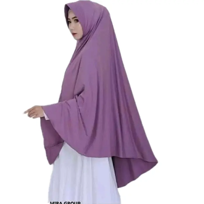 Jilbab Jersey Pet Tasya Jumbo uk. 80 x 110 cm Kerudung Bergo Khimar Muslim Syari Instan Panjang