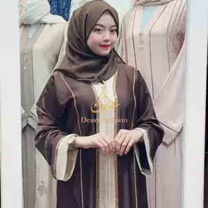 ( BISA COD) Abaya saudi original Muslim Gamis Wanita