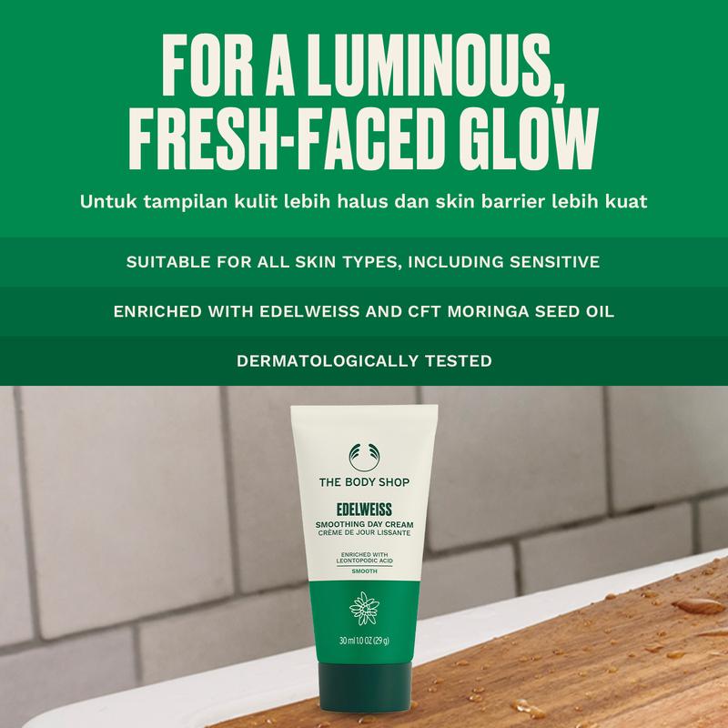 The Body Shop Edelweiss Smoothing Day Cream 30ml 1