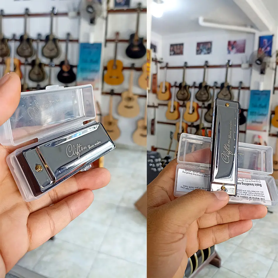 Harmonika 10 Hole Original Harmonika Clifton Blues Maker Original 10 H