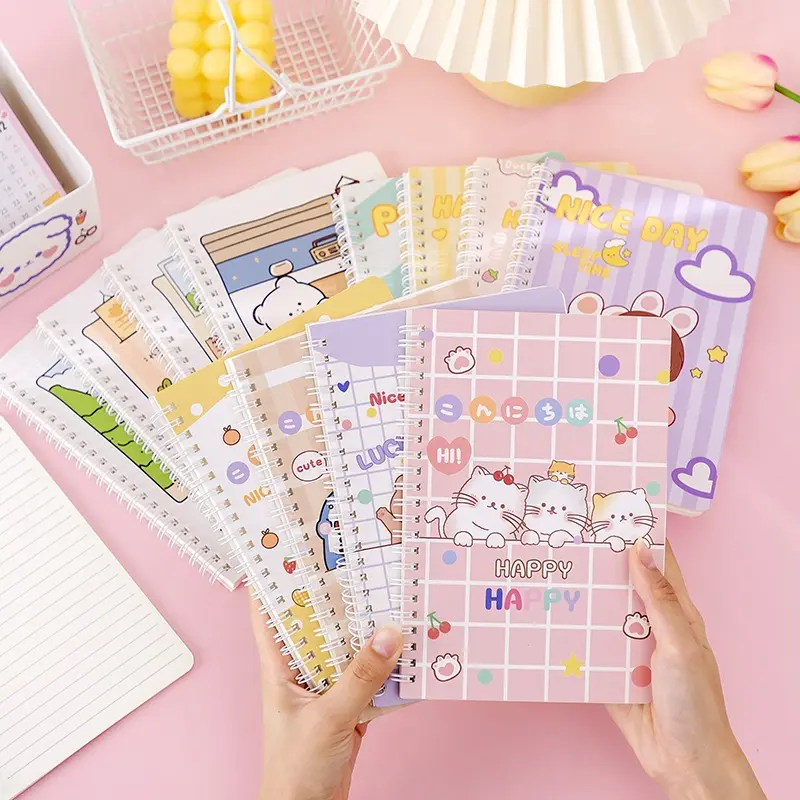 A5/A7 Notebook Aesthetic A5 Buku Diary 60 Lembar & A7 Mini Buku Kecil Catatan Notes Kecil 80 Lember