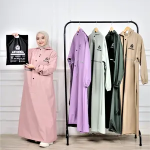 JAS HUJAN GAMIS JUMBO SYAR’I WANITA DEWASA BAHAN PVC TERMURAH ANTI REMBES TAHAN AIR By ATHENA Syari. Rust-Proof Pria
