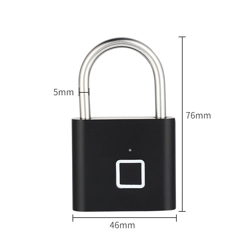 Smart Fingerprint Padlock – Outdoor Waterproof and Rustproof, Smart Electronic Lock for Gates, Cabinets, and Anti-Theft Use
