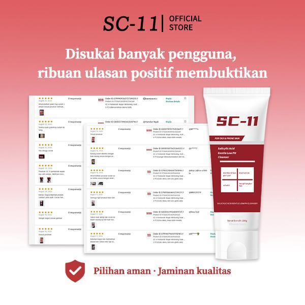 [BPOM] SC-11 | Pembersih Wajah Whitening. Tolak kulit kusam! Gunakan secara rutin, kulit putih bersih dan cerah terlihat!