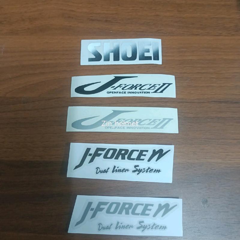 Sticker shoei Jforce 2, Jforce N, Jforce 1 - TikTok Shop Malaysia