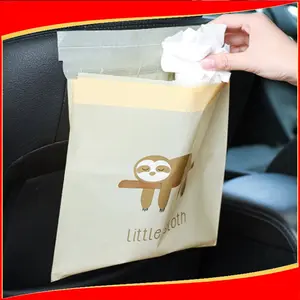 Kantong Sampah Mobil Portable Praktis Tempel Vehicle Garbage Bag | Plastik Sampah Mobil Travel Bag