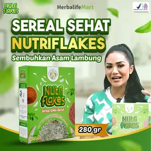 SEREAL NUTRIFLAKES - Sereal Umbi Garut Obat Asam Lambung Maag GERD 100% Original