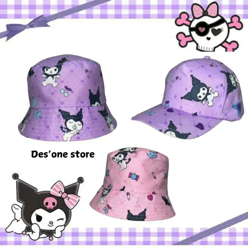 Topi kuromi topi cinnamorol my melody Bucket kuromi topi anak kuromi 0