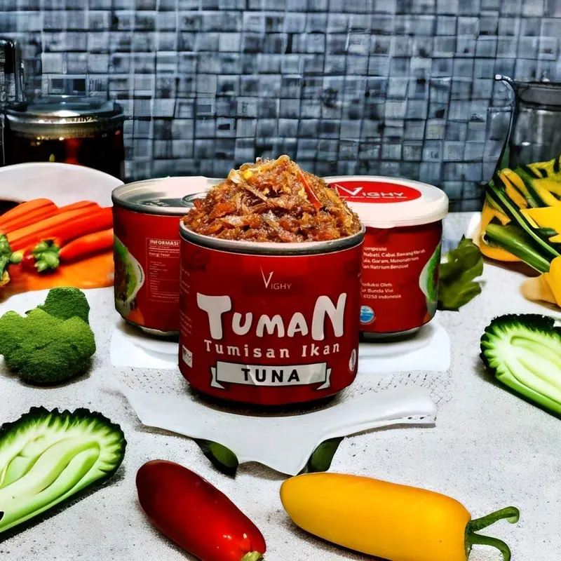 Vighy oleh oleh Sambal Tumisan Ikan Tuna enak 3