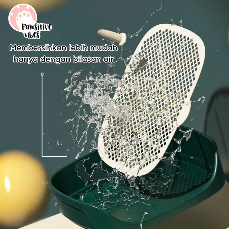 DOG TOILET MORANDI - Alas Kencing Anjing Kucing Ukuran Besar - Pad Tray Pee Poop Big Size - Tatakan Pipis Anjing Kucing / Hewan Peliharaan - Pet Toilet - Tempat Pelatihan Pipis Anjing Kucing - Dog Training Potty Pad Pee Poop - Alas Pipis Anjing Kucing 1