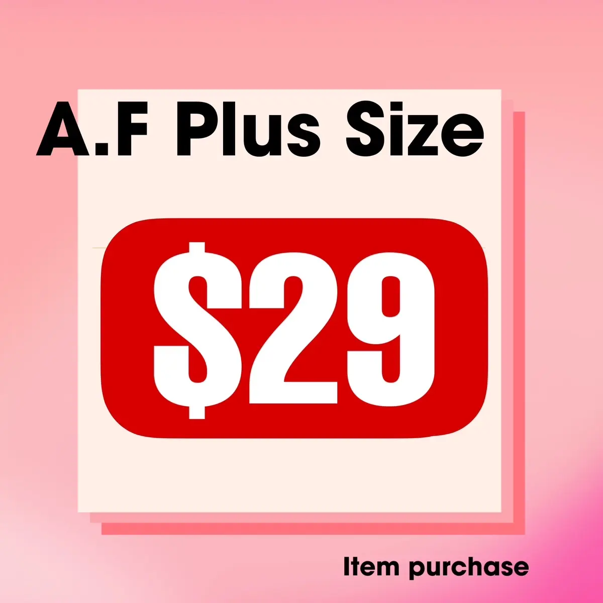 A.F Women's Jeans - $29 Item Purchase