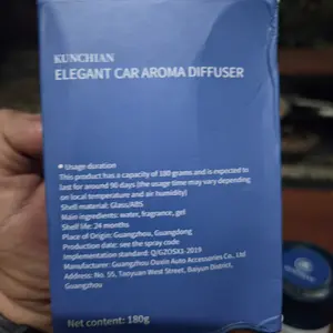 【COD】Car Fragrance Aroma Tahan Lama Dan Menyenangkan Pengharum Mobil Mewah Terbaru 180g Formula Hipoalergenik Antibakteri Dan Penghilang Formaldehida