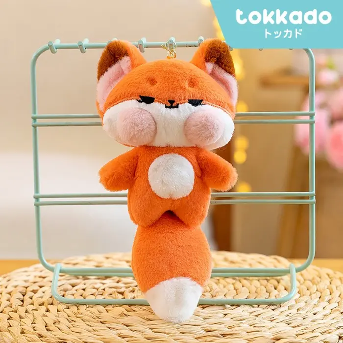 TOKKADO KITSUNE KEYCHAIN GANTUNGAN KUNCI KARAKTER BONEKA RUBAH LUCU TERMURAH