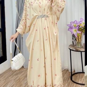 KAFTAN MEWAH BRAND EXTU BUNGA 4
