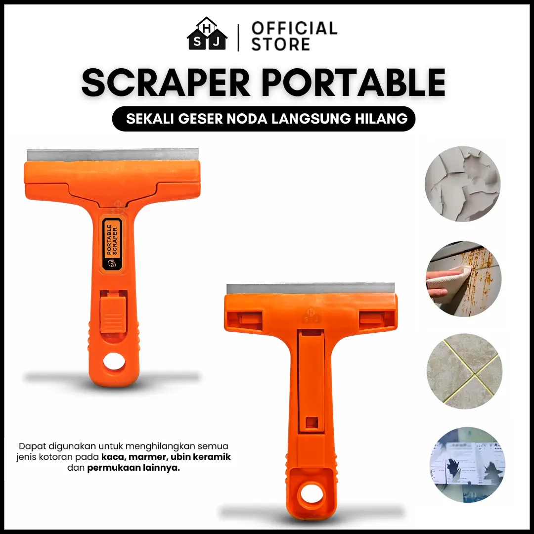Kape Cat Pisau Pembersih Noda Cat Portable Scraper Dempul Pengerok Cat Scrap Pembersih Cat CAB