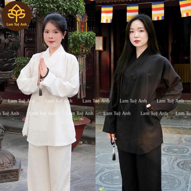 TRÀNG LỠ Pháp phục đồ lam dành cho cả nam và nữ đi chùa thiền trà