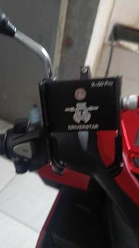 Product Review of ( FULLSET ) Holder Motor MoTo Phoenix X-50 Pro Full Logam dengan Bracket Extention Spion Motor Phone Holders & Mounts from s**4 0