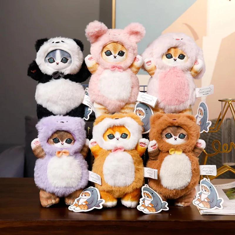 25cm Shark Cat Plush Doll Cartoon Animal Cat Plushie Pillow Kawaii Fluffy Stuffed Cushion Toy 2