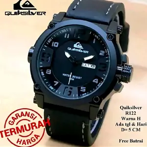 TERBARU,,,Jam Tangan Pria QS R122 Water Resist Analog Quartz Dengan Tanggal Dan Hari Tali Kulit Gratis Batre Cadangan (Bisa Cod) Watches