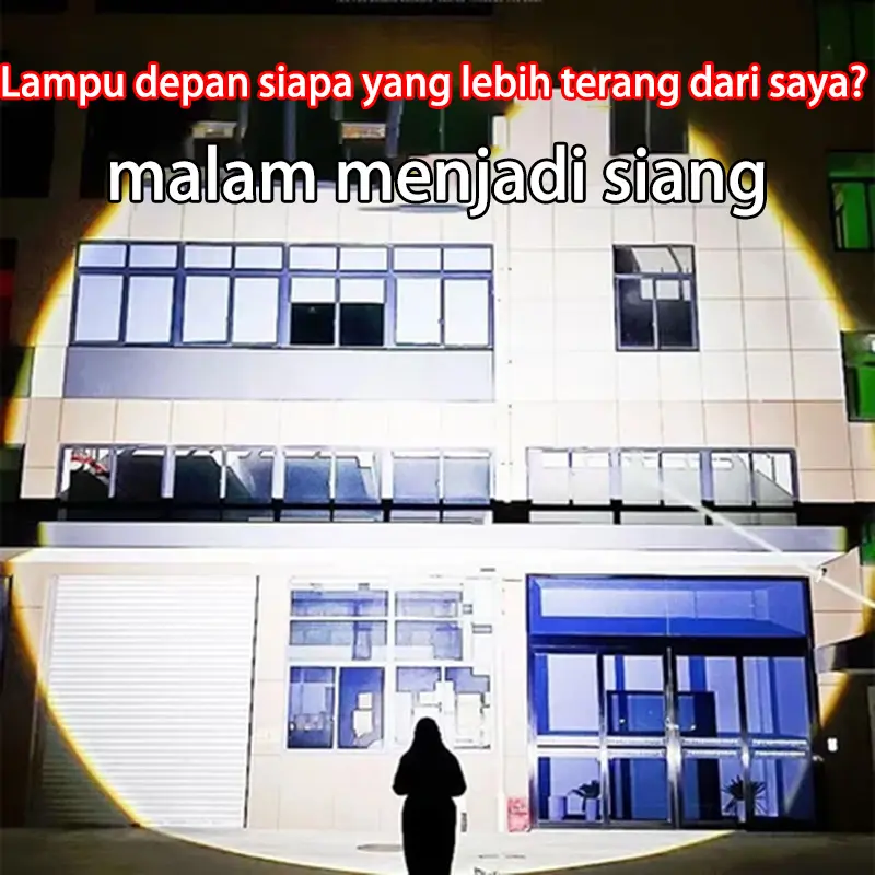 4.COD+pengiriman 24 jam Lampu Kepala LED/Headlamp /SuperTerang 1000000 Lumen/USB Charging Senter/Dengan Sensor Tangan/Sorot Dengan Penyesuaian multi-level/Senter Kepala/Zoom Dan Mode Sensor/Powerbank/Cahaya Terang 4