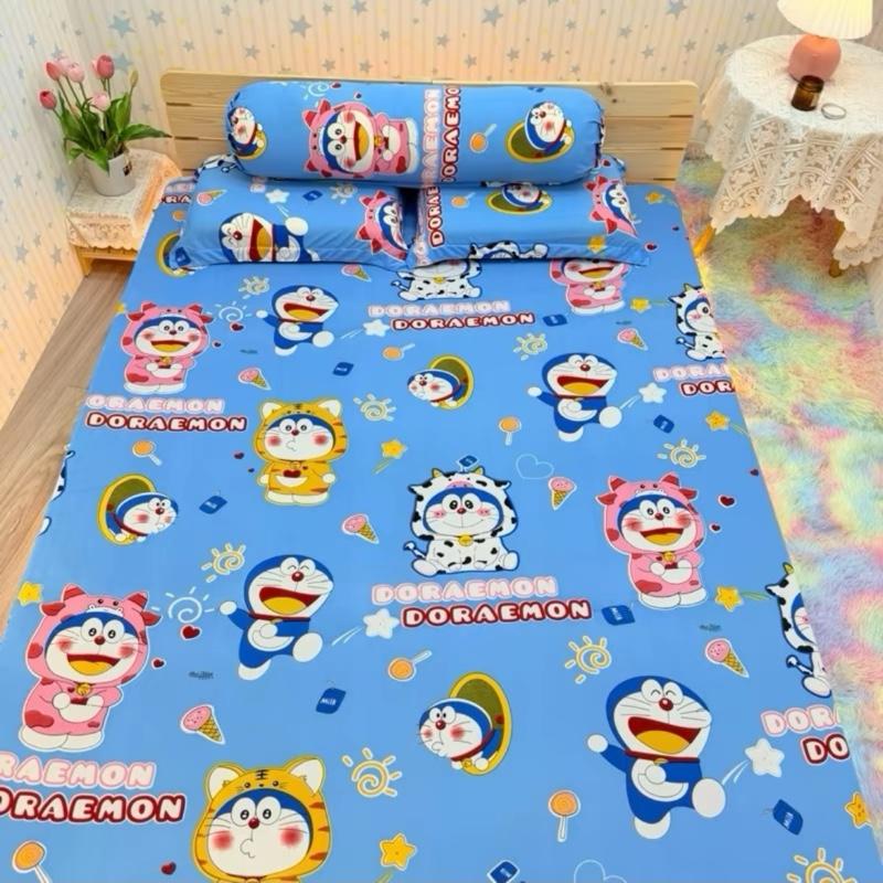  SIZE TO  1m8x2m2 ,2mx2m 2m2x2m  - combo 4 món thun lạnh cho size nệm lớn  1m8x2m2 2m 2m2 ,bộ gagiuong chăn ga gối đệm 