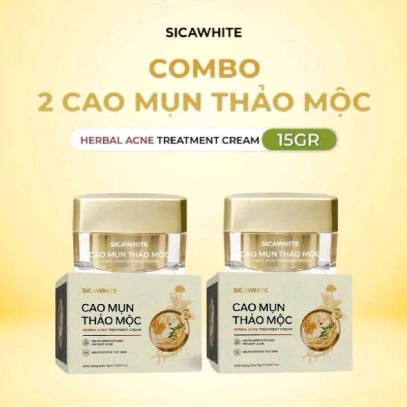 Combo 2 Cao Mụn Thảo Mộc _Hổ Trợ Dành Cho Da mụn Hủ 10gr