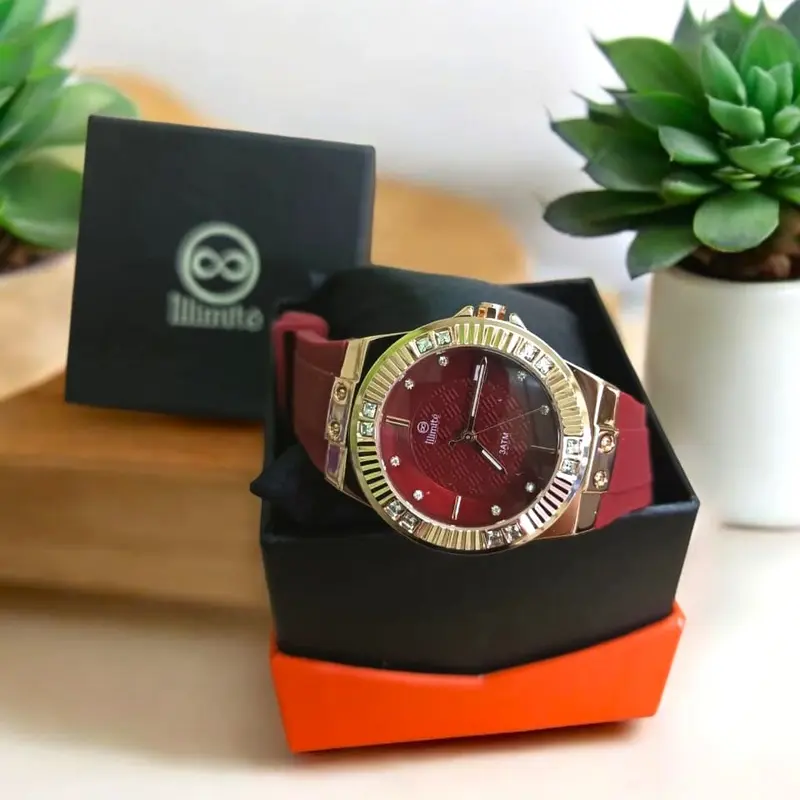 [LENGKAP BOX] Jam Tangan ILLIMITE 8667 Strap Rubber Silikon Analog Tanggal Aktif Watches 0