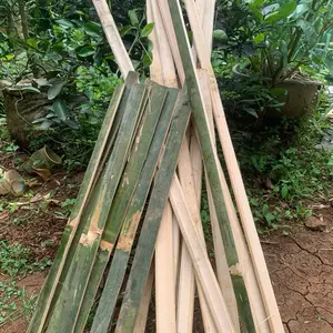Is - Ajir bilah Bambu Pagar Panjang 1 Meter Lebar 2cm Serbaguna Cocok untuk Tanaman dan Pembatas Siap Pakai Bahan Alami Tahan Lama