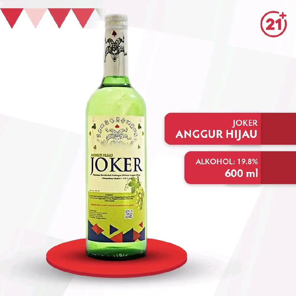 JOKER HIJAU, BLACKCURRENT, FRUIT PUNCH 600 ML ORIGINAL