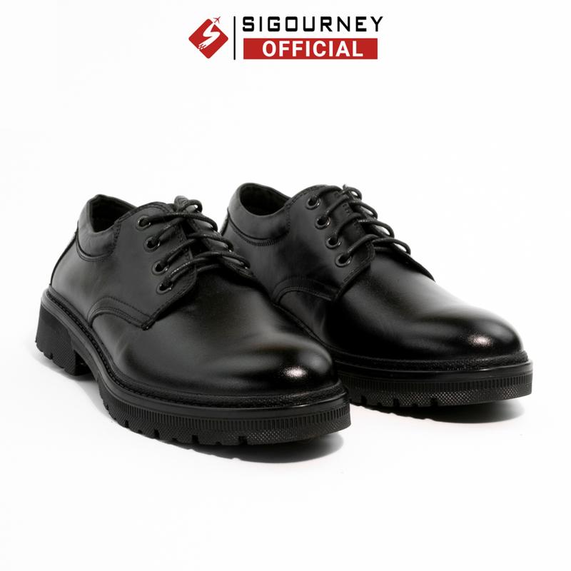  Giày Đốc Da Bò Màu Đen Nam Tính SIGOURNEY SDR-03 - Bảo Hành 18 Tháng 