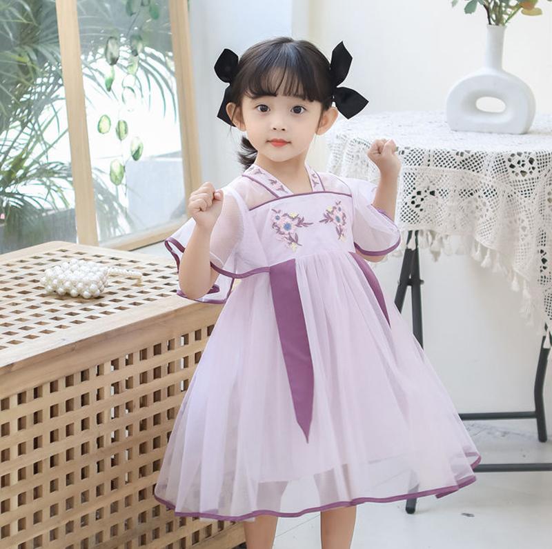Product Introduction of Kids Traditional Korean Hanbok Outfit Dress Formal temperament Costume girls skirt 8