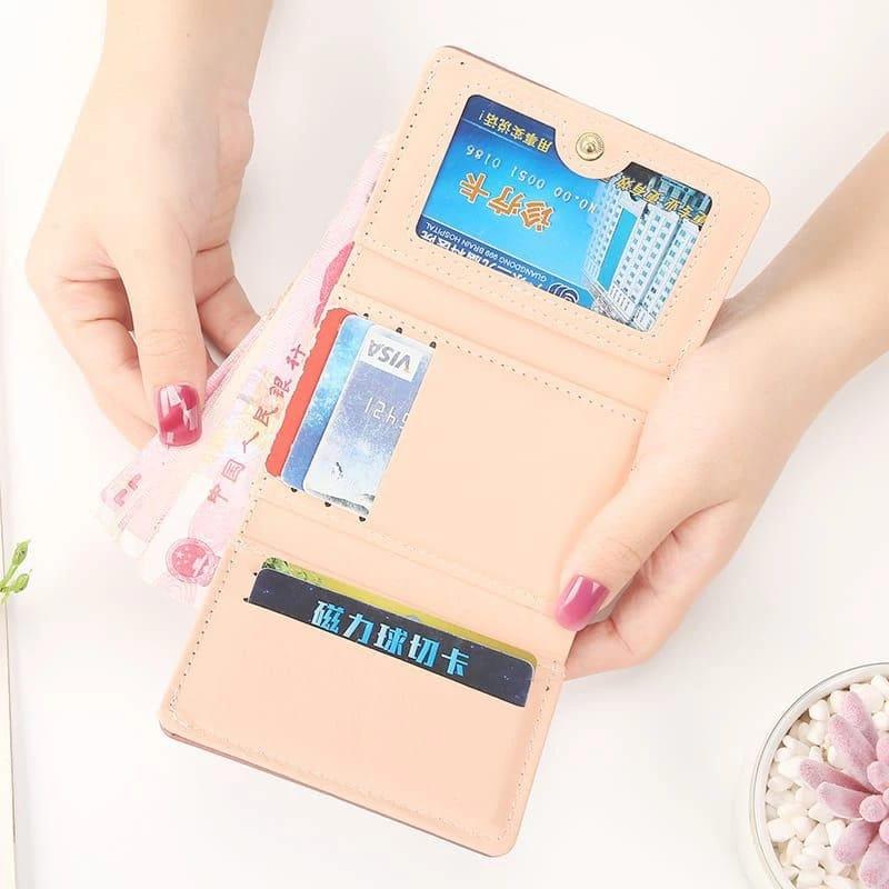 DW-27 Dompet lipat Wanita Mini Motif Embos 6